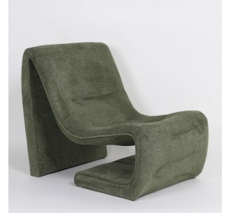 FLOW ARMCHAIR OLIVE GREEN 65x91xH76cm