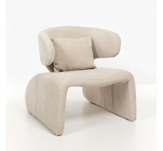 ENIGMA ARMCHAIR BEIGE 73x78xH44cm