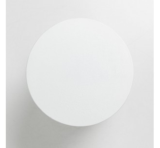 LITHOS ROUND SIDE TABLE WHITE 35,5x35,5xH45cm 2