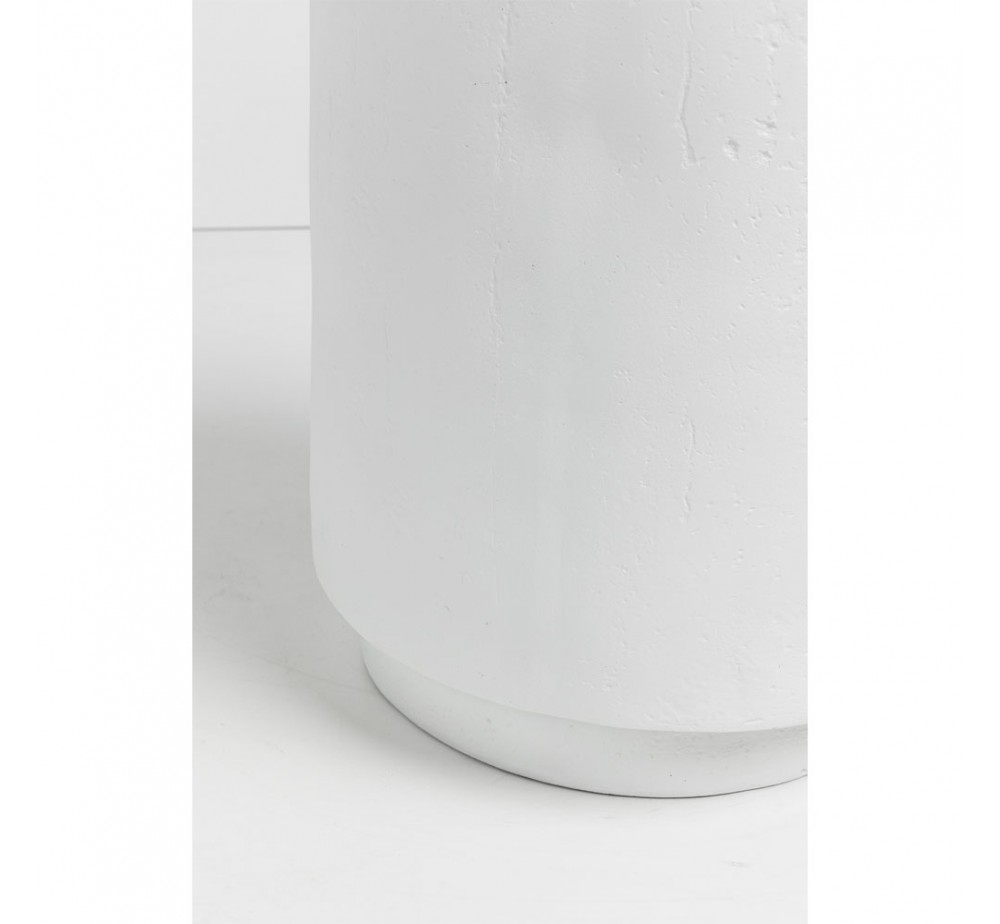 LITHOS ROUND SIDE TABLE ΛΕΥΚΟ 35,5x35,5xH45cm