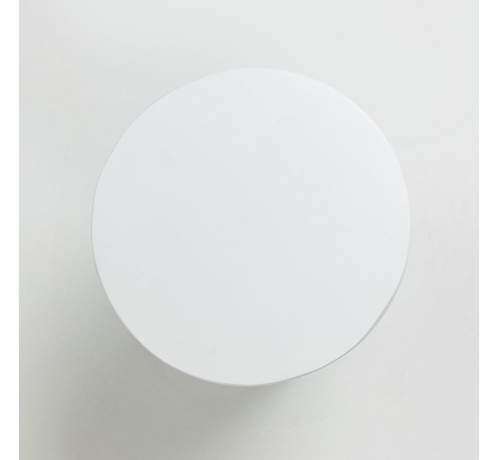 LITHOS HANDLE SIDE TABLE ΛΕΥΚΟ 36,5x36,5xH46,5cm