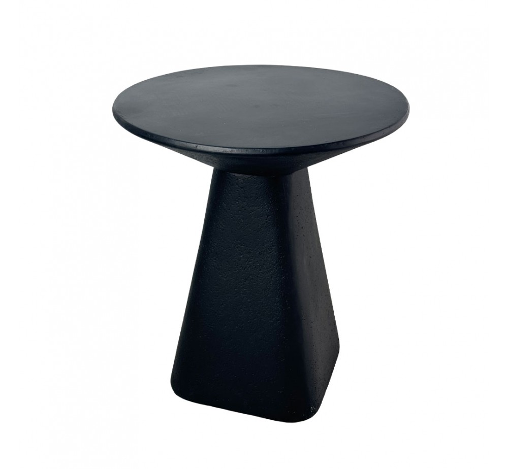 TRITON SIDE TABLE BLACK 46x46xH52cm