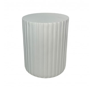 RAIL WHITE SIDE TABLE WHITE 40x40xH47cm 2