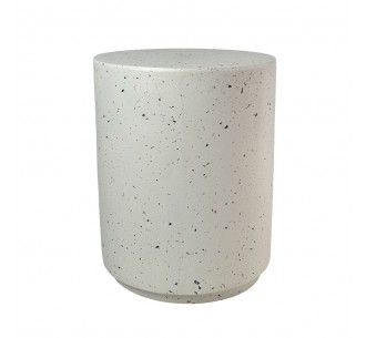 WHEEL ROUND SIDE TABLE TERRAZZO 36,5x36,5xH46cm