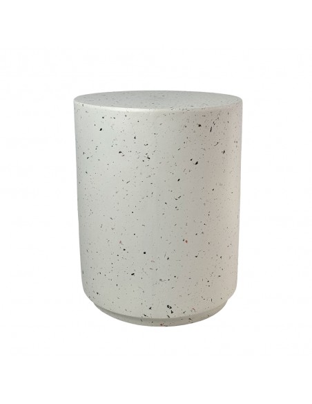 WHEEL ROUND SIDE TABLE TERRAZZO 36,5x36,5xH46cm