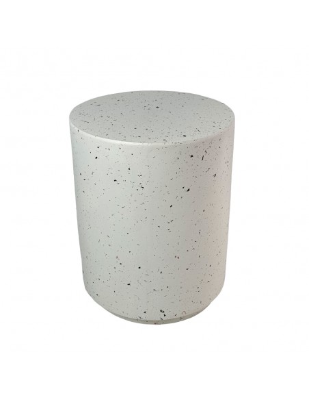 WHEEL ROUND SIDE TABLE TERRAZZO 36,5x36,5xH46cm