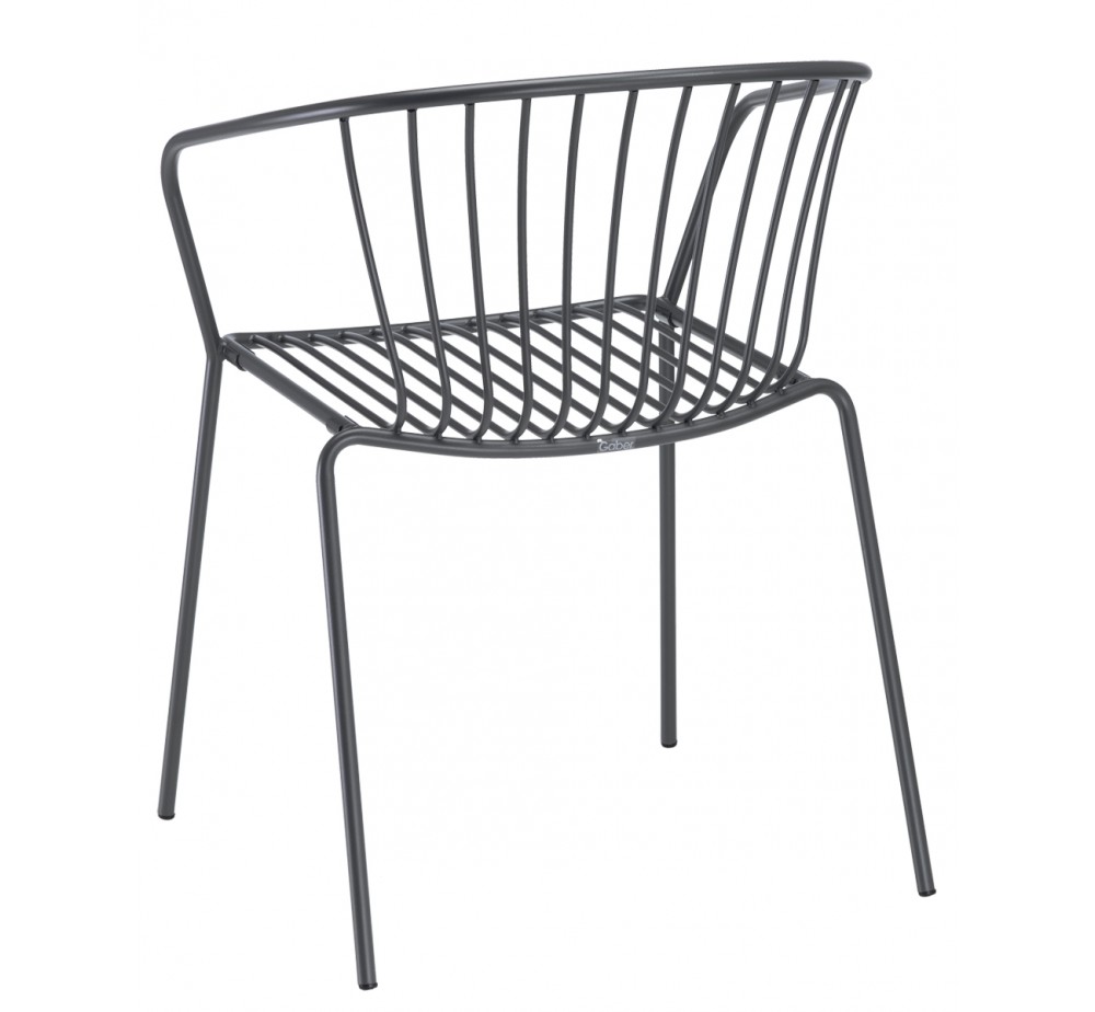 Amitha B cod.78/A metal armchair by Gaber | Avant Garde