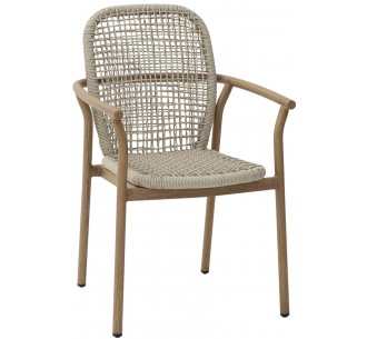 Mercury Aluminum Armchair