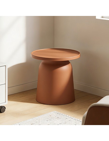 DOMI COFFEE TABLE TERRACOTTA 47x47xH46cm