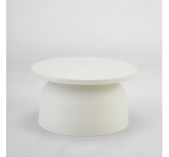 DOMI COFFEE TABLE OFF WHITE 67x67xH36cm
