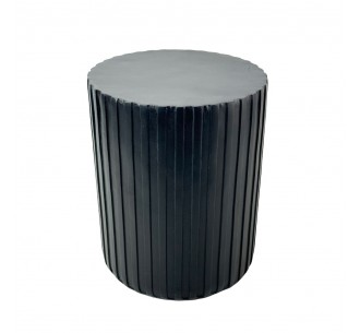 RAIL BLACK SIDE TABLE BLACK 40x40xH47cm 2