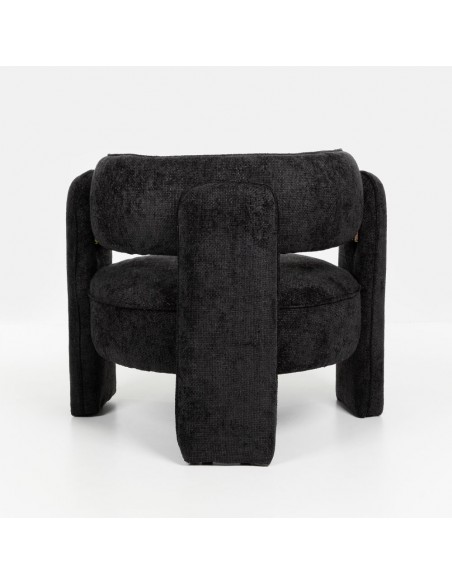 GRADA SMALL ΠΟΛΥΘΡΟΝΑ ΜΑΥΡΟ 79x85xH70,5cm