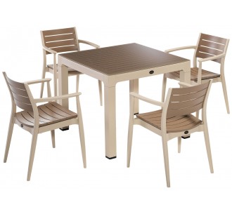 Regnum 90x90 dinning table set