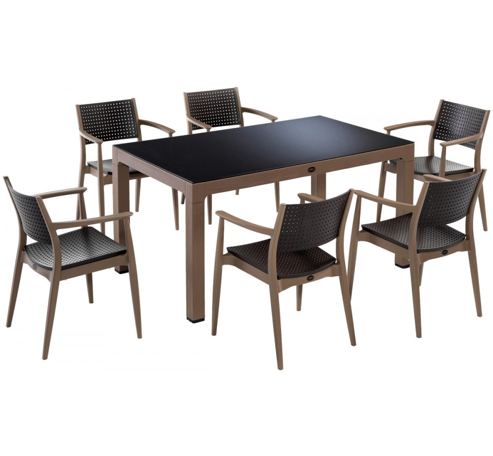 Seginus dinning table set 150x90cm - 2 years guarantee | Avant Garde