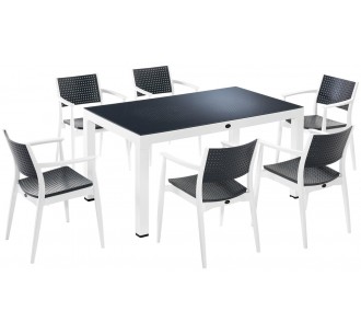 Seginus dinning table set 150x90cm