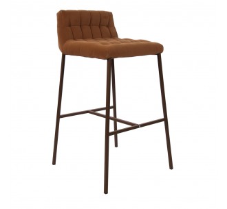 MERLO STOOL BAR CARAMEL 49x50xH88cm
