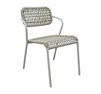 BEE ΠΟΛΥΘΡΟΝΑ ΛΕΥΚΟ 62x56xH82cm