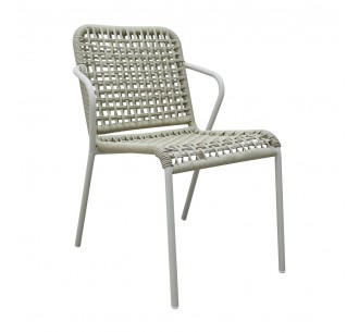 KARE ARMCHAIR WHITE 62x56xH82cm