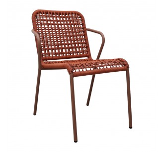 KARE ΠΟΛΥΘΡΟΝΑ TERRACOTTA 62x56xH82cm
