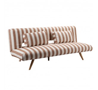 LA SPEZIA SOFA BED 3SEAT OFF WHITE TERRACOTTA 188x81xH88cm