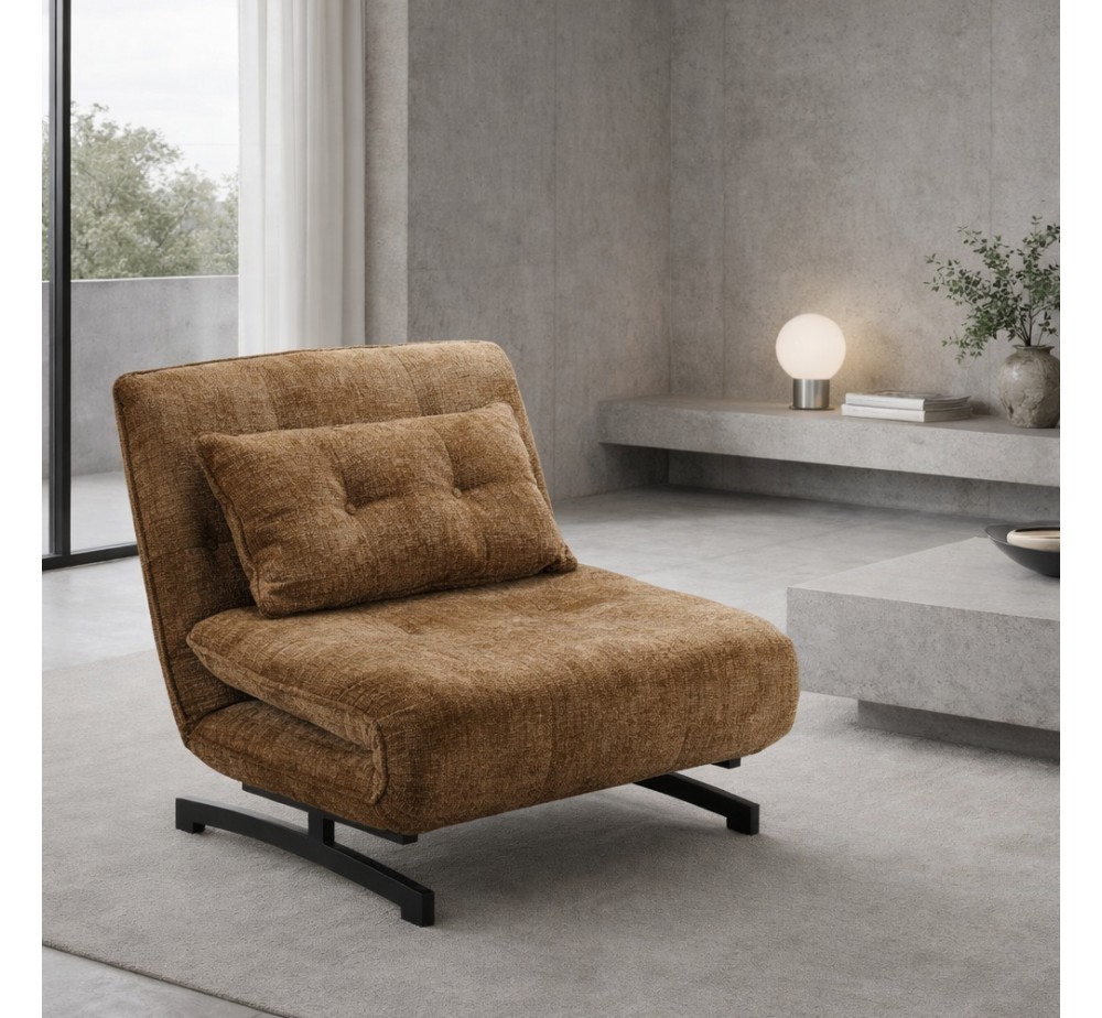 ESCADA ΚΑΡΕΚΛΑ ΑΝΑΔΙΠΛΟΥΜΕΝΗ ΜΟΥΣΤΑΡΔΙ 92x88xH86cm