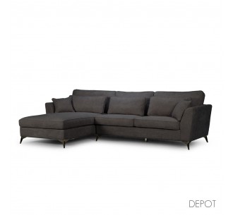 FOREVER SOFA CORNER LEFT GRAPHITE ANTHOLOGY 18 316x185xH92cm