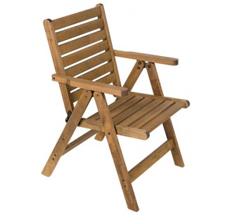 AVG245 folding wooden armchair