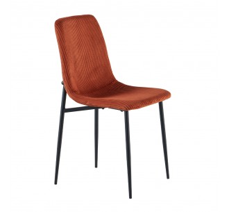 TESSERA CHAIR TERRACOTTA BLACK 54x44,5xH87cm