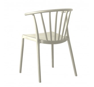 RAYA ΚΑΡΕΚΛΑ OFF WHITE 53x51xH77,5cm 2