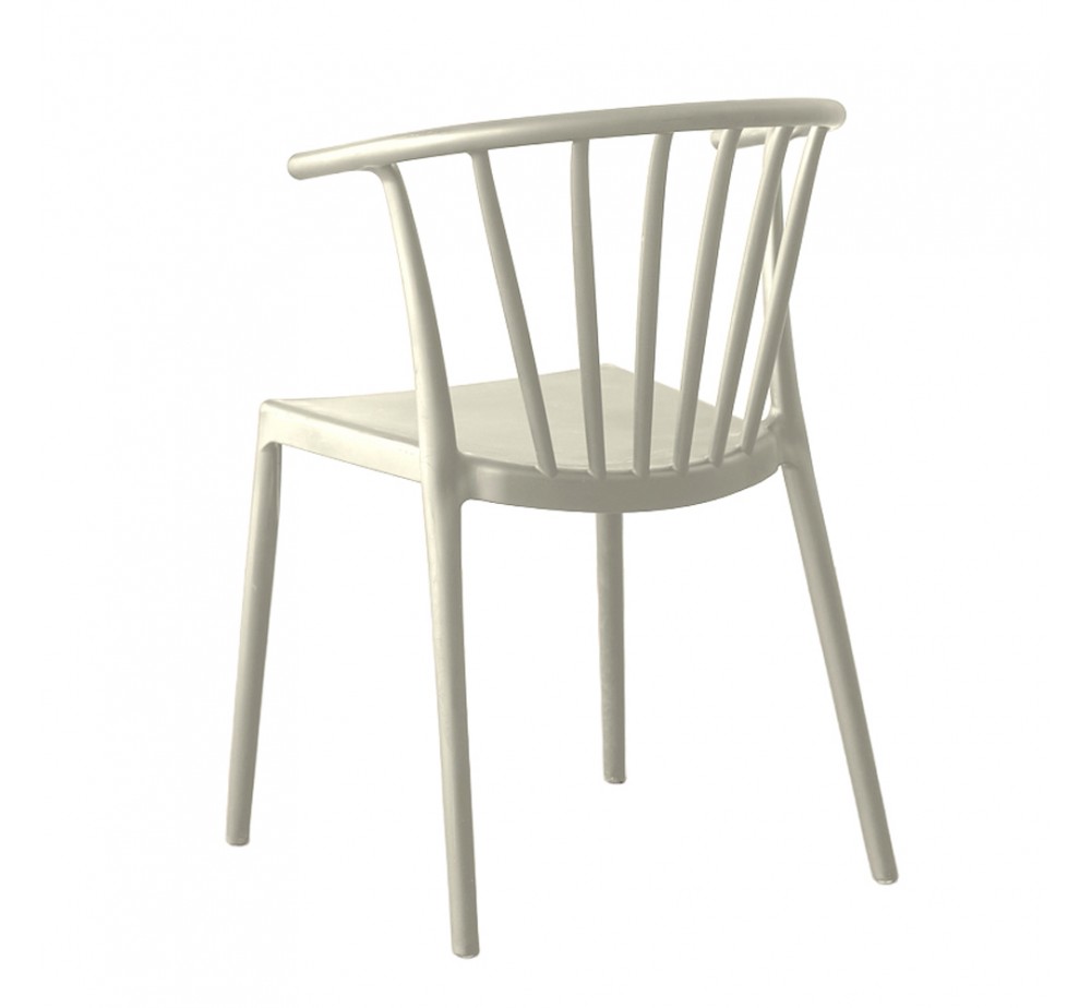 RAYA ΚΑΡΕΚΛΑ OFF WHITE 53x51xH77,5cm