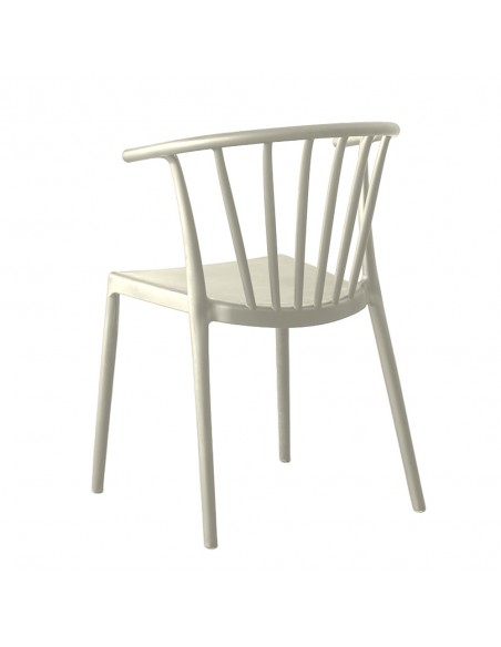 RAYA ΚΑΡΕΚΛΑ OFF WHITE 53x51xH77,5cm