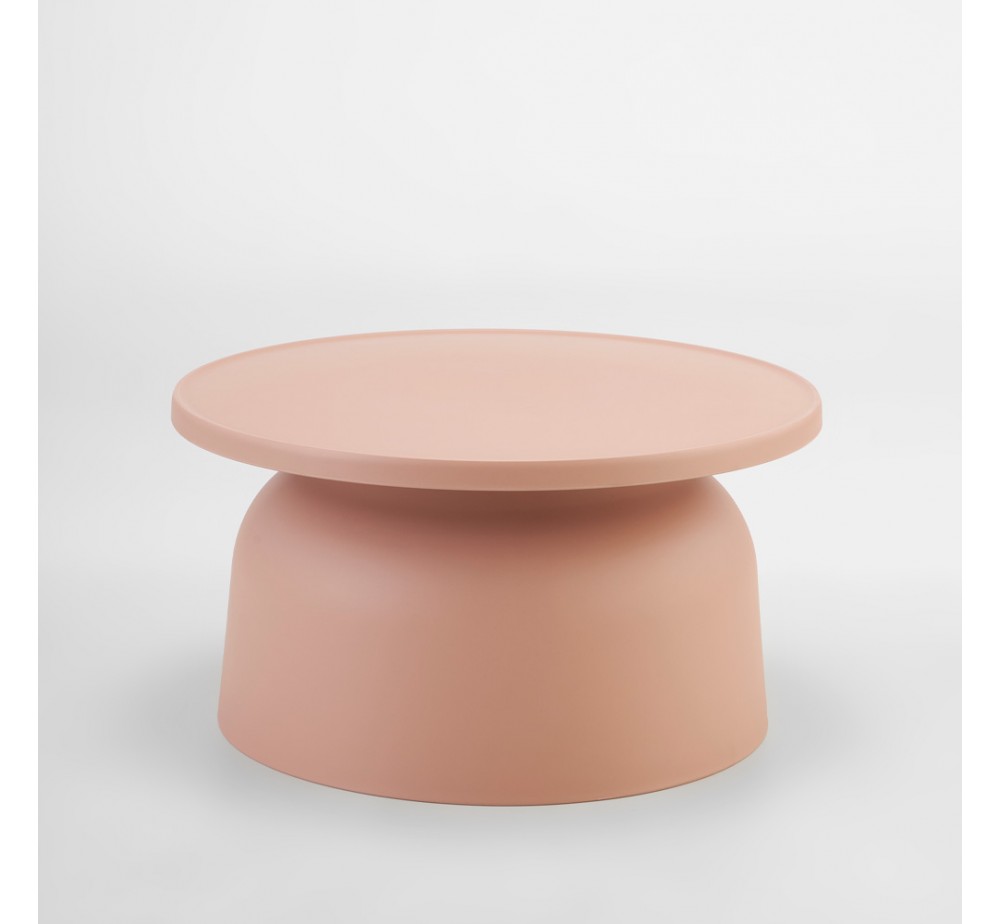 DOMI COFFEE TABLE SALMON 67x67xH36cm