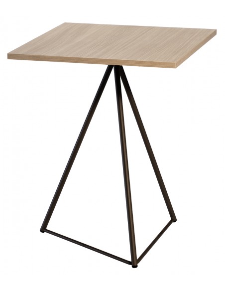 Glitter metal table with laminated top by Gaber |Avant Garde