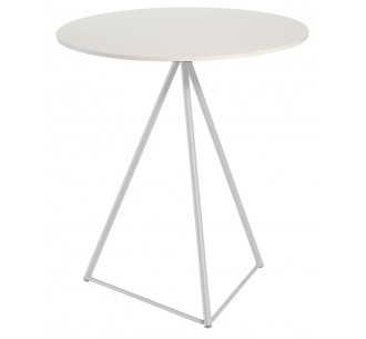 Glitter metal table with laminated top