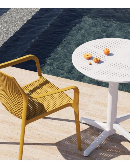 Moon τραπέζι Φ060 ανακλινόμενο by Tilia | Avant Garde design