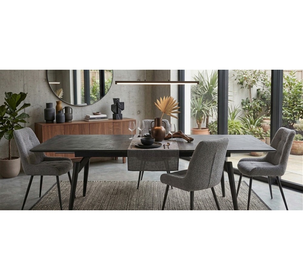 Perugia τραπέζι ext.140/180x90 μεταλλικό - 2 χρόνια εγγύηση | Avant Garde