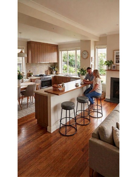 Ian H75 metal stool  | 2 years warranty - Avant Garde