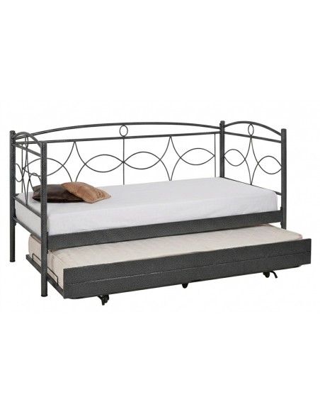 MC48 metal sofa with sliding bed