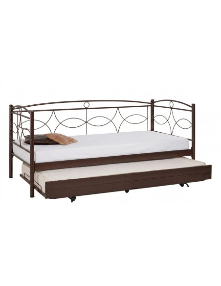 MC48 metal sofa with sliding bed