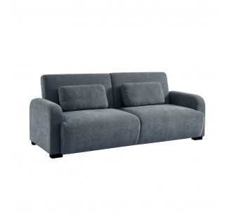 NUBO ΚΑΝΑΠΕΣ ΚΡΕΒΑΤΙ 3ΘΕΣΙΟΣ ΓΚΡΙ 213x93xH86cm