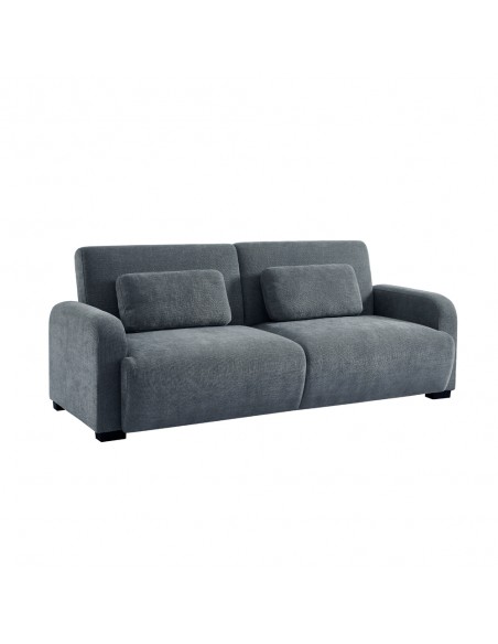 NUBO ΚΑΝΑΠΕΣ ΚΡΕΒΑΤΙ 3ΘΕΣΙΟΣ ΓΚΡΙ 213x93xH86cm