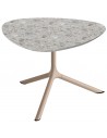 VT - Matt dove grey coated steel, embossed finish