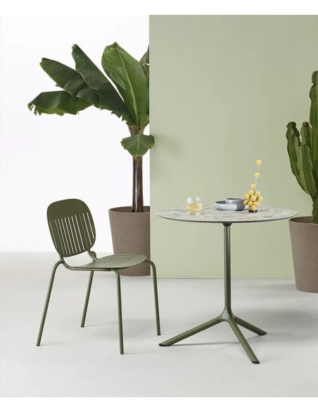 SISI barcode art.2508 metal chair by SCAB | Avant Garde