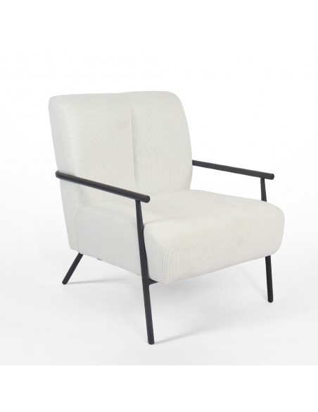 KIOTO ARMCHAIR OFF WHITE 64x76xH81cm