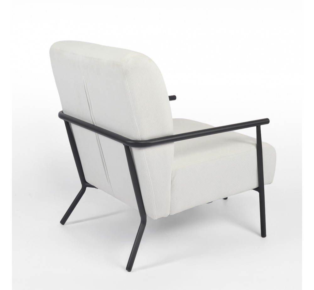 KIOTO ARMCHAIR OFF WHITE 64x76xH81cm