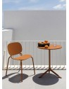 ZE - Zinc and matt terracotta coated, embossed finish