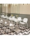 VB - Matt white coated steel smooth finish