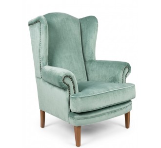 Carmelia wooden lounge armchair