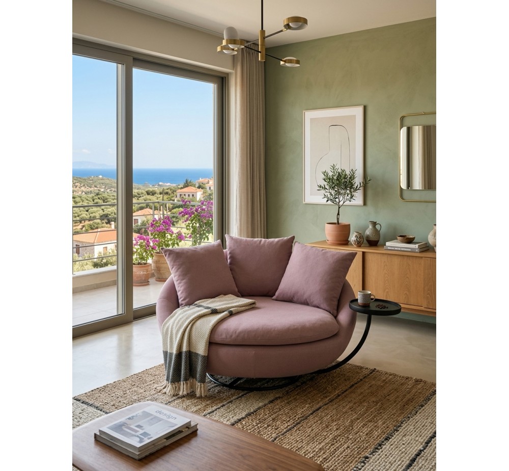 Superior rotating lounge armchair - 2 years guarantee | Avant Garde
