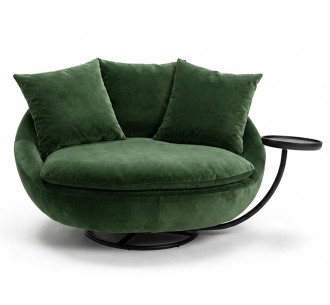 Superior rotating lounge armchair